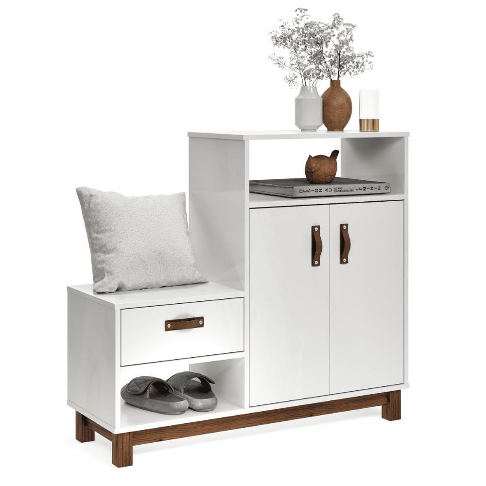 Sapateira Multiuso Omaha Branco - 3