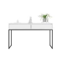 Aparador Nobre Pés Em Metal Moderno Estilo Industrial - Branco Branco - 6