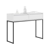 Aparador Buffet Rio 2 Gavetas Para Sala 90 Cm Branco - 3