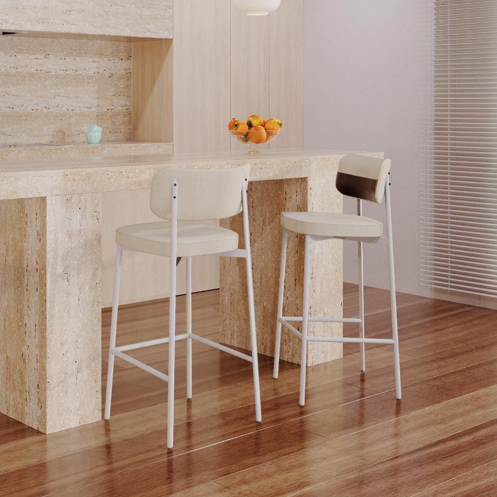 Banqueta Alta Alloa Corriente Areia- Courino Café - Est. Branca Corriente Areia - 2