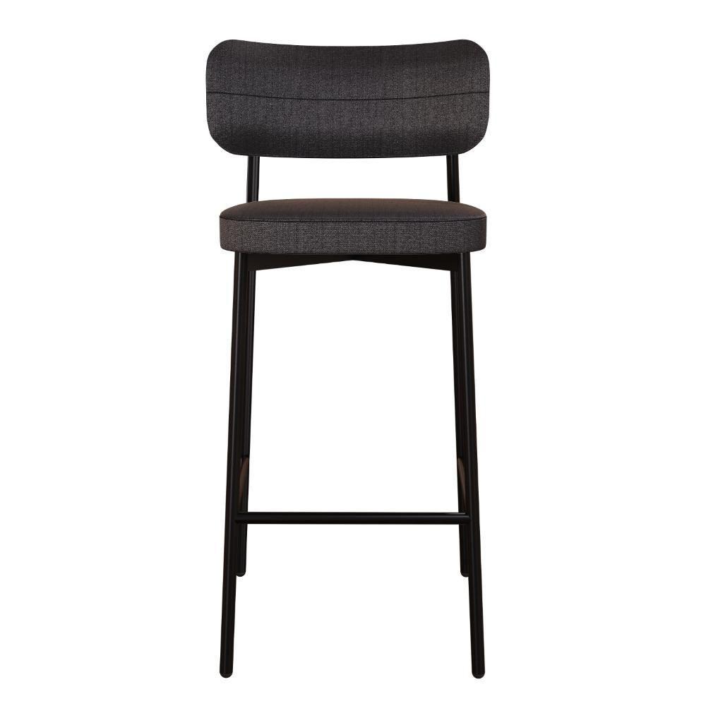 Banqueta Alloa Fixa Com 4 Pés 50 X 44,7 X 103,5 Mm Com 1 Un. Corriente Grafite Corriente Grafite - 4