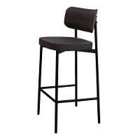 Banqueta Alloa Fixa Com 4 Pés 50 X 44,7 X 103,5 Mm Com 1 Un. Corriente Grafite Corriente Grafite - 1