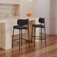 Banqueta Alloa Fixa Com 4 Pés 50 X 44,7 X 103,5 Mm Com 1 Un. Corriente Grafite Corriente Grafite - 2