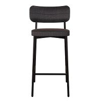 Banqueta Alloa Fixa Com 4 Pés 50 X 44,7 X 103,5 Mm Com 1 Un. Corriente Grafite Corriente Grafite