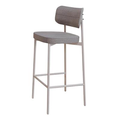 Banqueta Alloa Fixa Com 4 Pés 50 X 44,7 X 103,5 Mm Com 1 Un. Corriente Cinza Claro