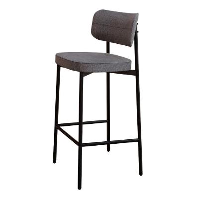 Banqueta Alloa Fixa Com 4 Pés 50 X 44,7 X 103,5 Mm Com 1 Un. Corriente Cinza