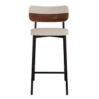 Banqueta Alloa Fixa Com 4 Pés 50 X 44,7 X 103,5 Mm Com 1 Un. Corriente Areia Courino Whisky