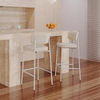 Banqueta Alloa Fixa Com 4 Pés 50 X 44,7 X 103,5 Mm Com 1 Un. Corriente Areia Corriente Areia - 2