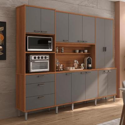 Armario Para Cozinha Egito Jequitiba-grafite