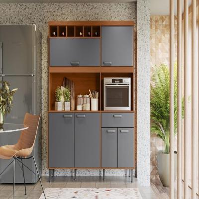 Armario De Cozinha Oma Jequitiba-grafite