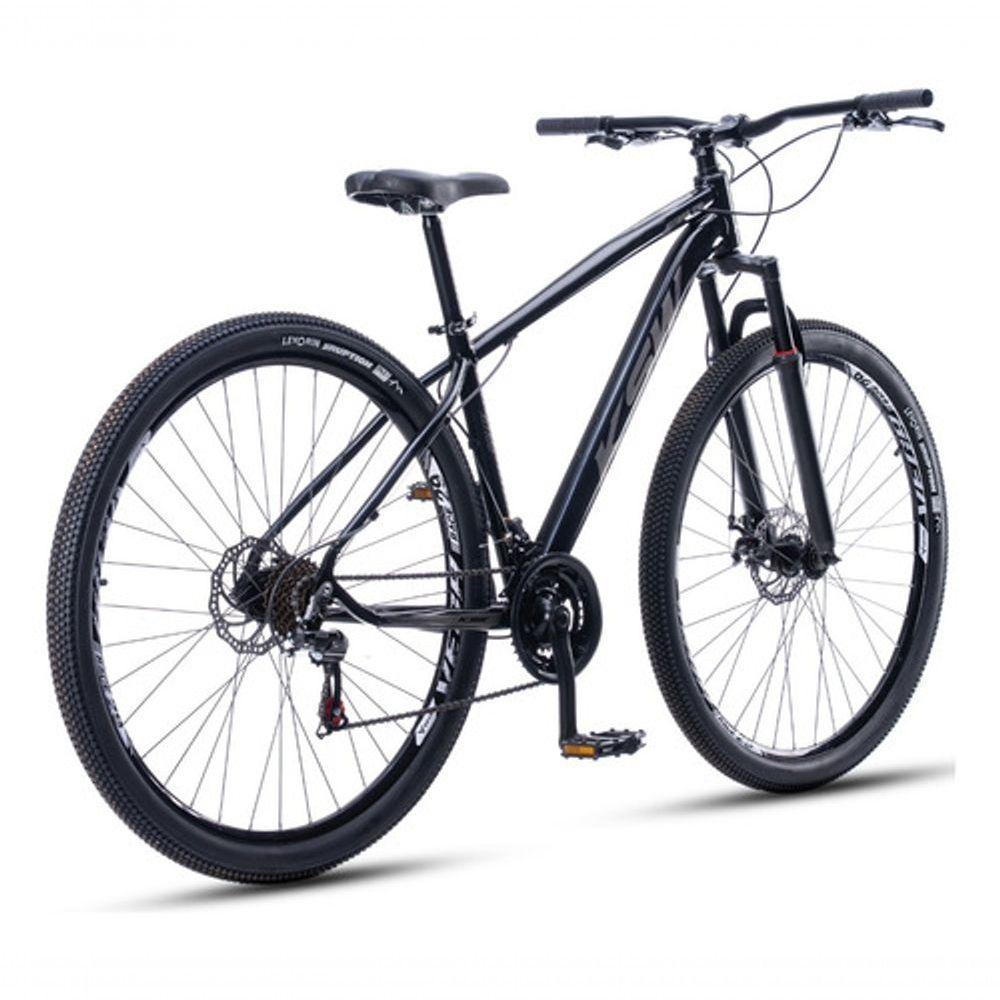 Bicicleta Aro 29 Ksw 24 Vel Alumínio Freio Disco Xlt100 Mtb Preto/prata 19 - 3