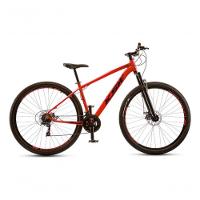 Bicicleta Aro 29 Ksw 21 Vel Shimano Alumínio Freio Disco Xlt100 Mtb Vermelho Ferrari 19 - 2