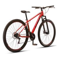 Bicicleta Aro 29 Ksw 21 Vel Shimano Alumínio Freio Disco Xlt100 Mtb Vermelho Ferrari 19 - 3