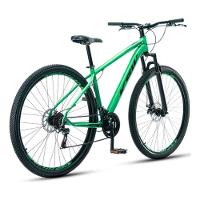 Bicicleta Aro 29 Ksw 21 Vel Shimano Alumínio Freio Disco Xlt100 Mtb Verde 17 - 3