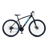 Bicicleta Aro 29 Ksw 21 Vel Shimano Alumínio Freio Disco Xlt100 Mtb Preto/azul 19 - 2