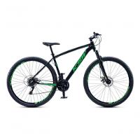 Bicicleta Aro 29 Ksw 24 Vel Alumínio Freio Disco Xlt100 Mtb Preto/verde 17 - 2