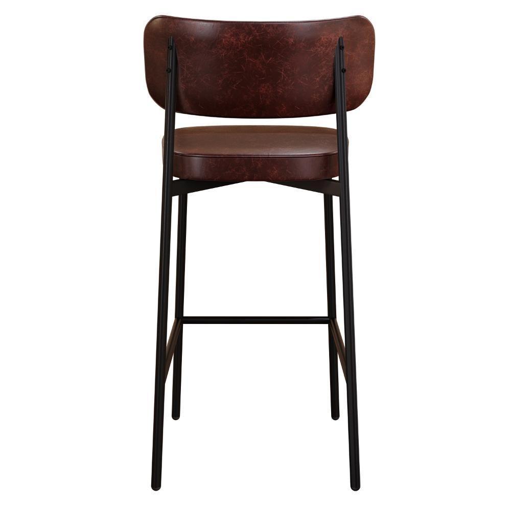 Banqueta Alta Alloa Courino Café - Est. Preta Courino Café - 5