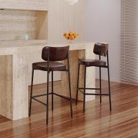 Banqueta Alta Alloa Courino Café - Est. Preta Courino Café - 2