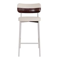 Banqueta Alta Alloa Corriente Palha- Courino Café - Est. Branca Corriente Palha - Courino Café