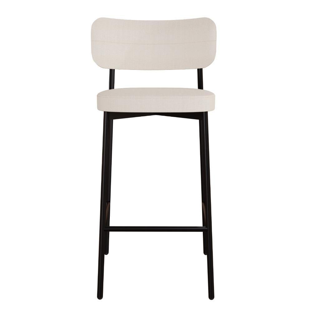 Banqueta Alta Alloa Corriente Palha - Est. Preta Corriente Palha - 4