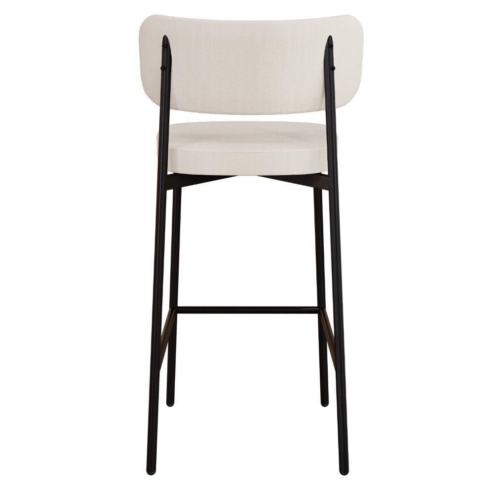 Banqueta Alta Alloa Corriente Palha - Est. Preta Corriente Palha - 5