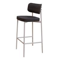 Banqueta Alta Alloa Corriente Grafite - Est. Branca Corriente Grafite - 1