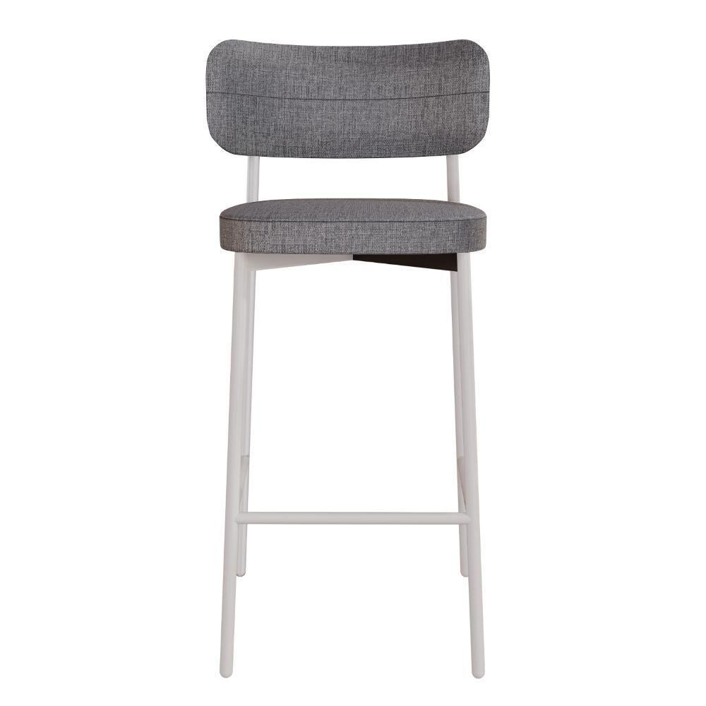 Banqueta Alta Alloa Corriente Cinza - Est. Branca Corriente Cinza - 4