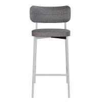 Banqueta Alta Alloa Corriente Cinza - Est. Branca Corriente Cinza