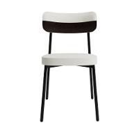 Cadeira Alloa Fixa Com 4 Pés 50 X 44,7 X 83,8 Cm Com 4 Un. Corriente Palha- Courino Café - 5