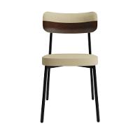 Cadeira Alloa Fixa Com 4 Pés 50 X 44,7 X 83,8 Cm Com 4 Un. Corriente Areia Courino Whisky - 5