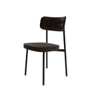 Cadeira Alloa Fixa Com 4 Pés 50 X 44,7 X 83,8 Cm Com 1 Un. Courino Café Courino Café - 1