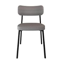 Cadeira Alloa Fixa Com 4 Pés 50 X 44,7 X 83,8 Cm Com 1 Un. Corriente Cinza Claro