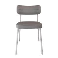 Cadeira Alloa Fixa Com 4 Pés 50 X 44,7 X 83,8 Cm Com 1 Un. Corriente Cinza Claro