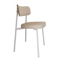 Cadeira Alloa Fixa Com 4 Pés 50 X 44,7 X 83,8 Cm Com 1 Un. Corriente Areia Corriente Areia - 1