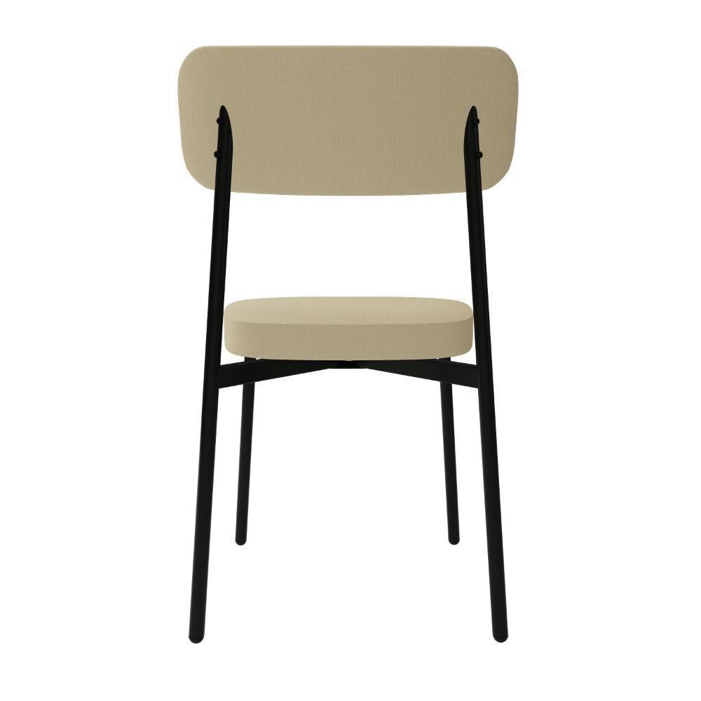 Cadeira Alloa Fixa Com 4 Pés 50 X 44,7 X 83,8 Cm Com 1 Un. Corriente Areia Corriente Areia - 5