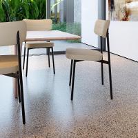 Cadeira Alloa Fixa Com 4 Pés 50 X 44,7 X 83,8 Cm Com 1 Un. Corriente Areia Corriente Areia - 2