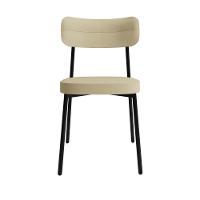 Cadeira Alloa Fixa Com 4 Pés 50 X 44,7 X 83,8 Cm Com 1 Un. Corriente Areia Corriente Areia