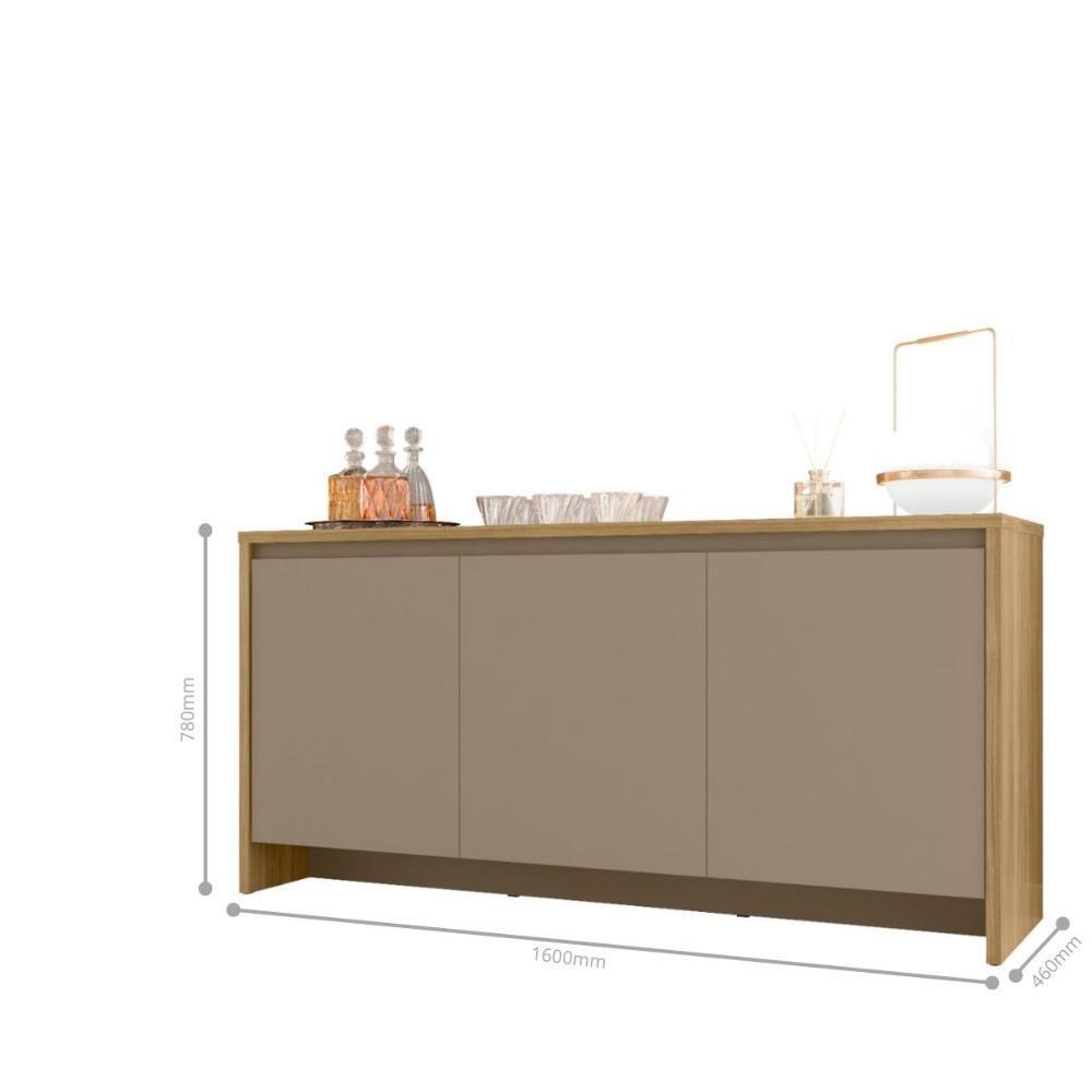 Buffet Aparador Para Sala Boston Hannover Fendi - 2