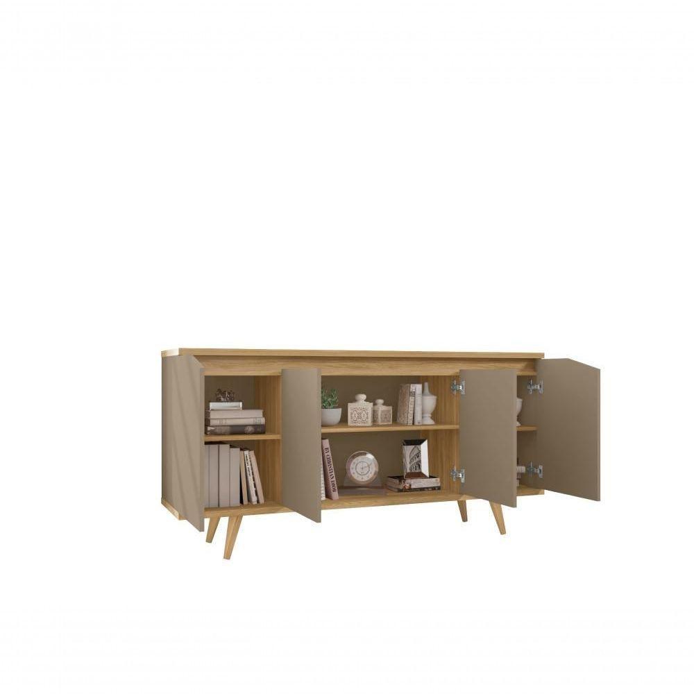 Buffet Aparador Para Sala Luxemburgo Fendi Hannover - 5