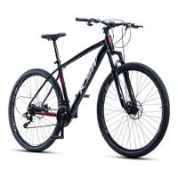 Bicicleta Aro 29 Ksw 24 Vel Shimano Alumínio Freio Disco Xlt100 Mtb Preto/vermelho/branco 21 - 1