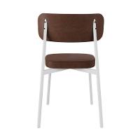 Cadeira De Jantar Alloa Courino Whisky - Est. Branca Courino Whisky - 5