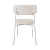 Cadeira Alloa Fixa Com 4 Pés 50 X 44,7 X 83,8 Cm Com 6 Un. Corriente Palha- Courino Café - 6