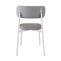 Cadeira Alloa Fixa Com 4 Pés 50 X 44,7 X 83,8 Cm Com 6 Un. Corriente Cinza Claro - 6