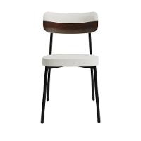 Cadeira Alloa Fixa Com 4 Pés 50 X 44,7 X 83,8 Cm Com 4 Un. Corriente Palha- Courino Whisky - 5