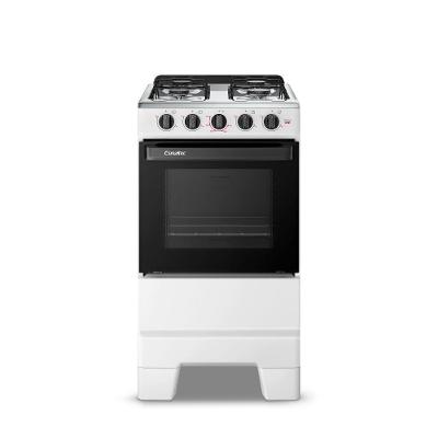 Fogão de Piso 4 Bocas a Gás Esmaltec Ideal Pop com Forno Branco Acendimento Manual