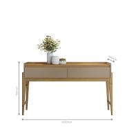 Conjunto Buffet Aparador Para Sala 3 Gavetas Lens Hannover + Aparador Para Sala 2 Gavetas Lens Hannover Fendi - 5