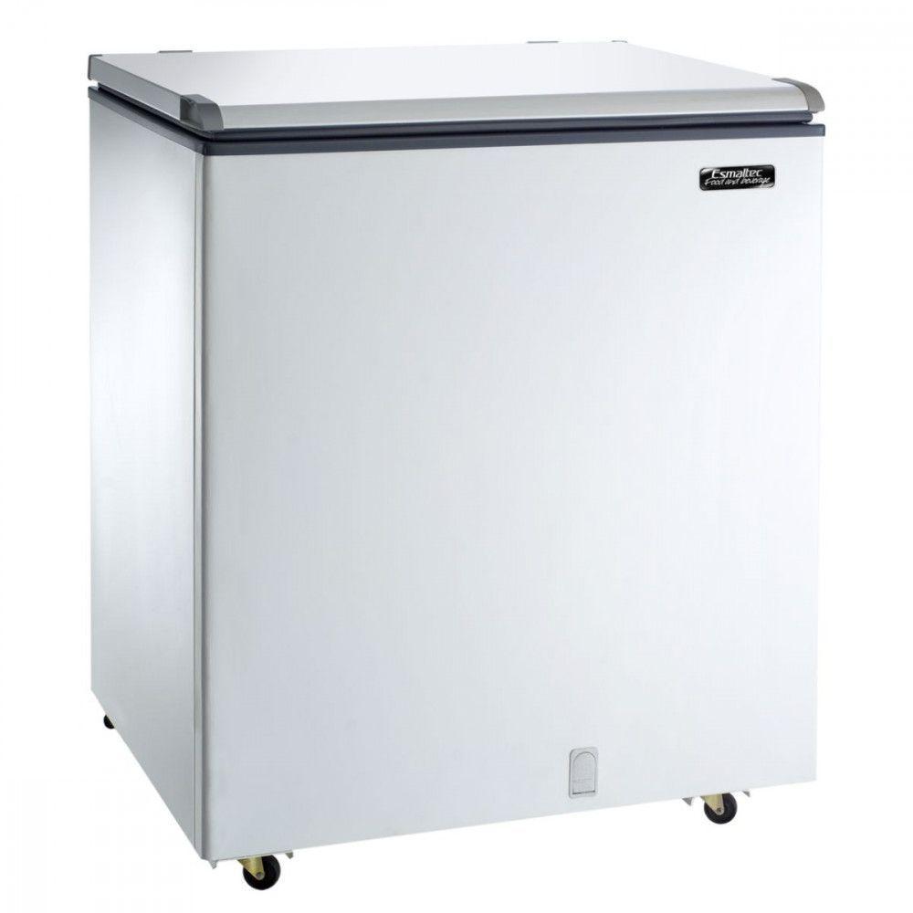 Freezer ECH250 Horiz 214L Dupla Função Esmaltec Branco 110V - 1