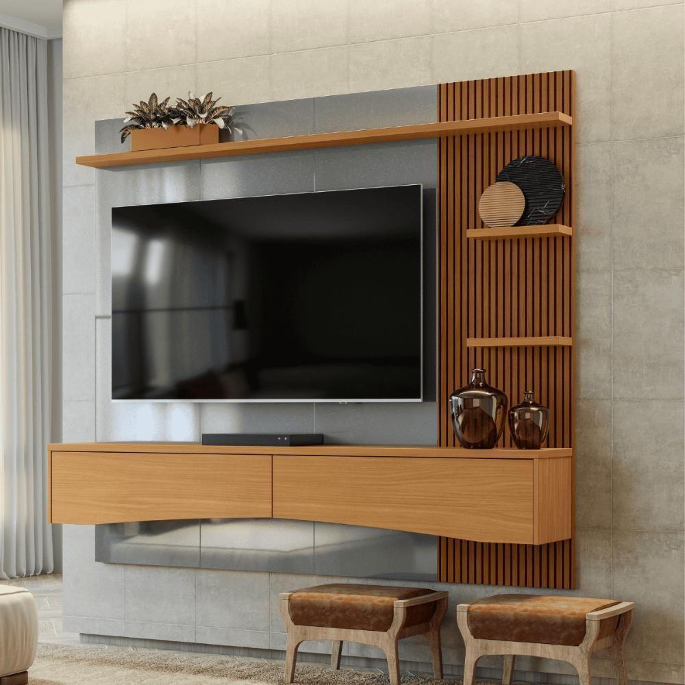 Painel Ucrania Cinza Perolizado-tauari Ripado - 1