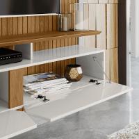 Painel Tv Lituania Freijo Ripado-off White Perolizado - 4