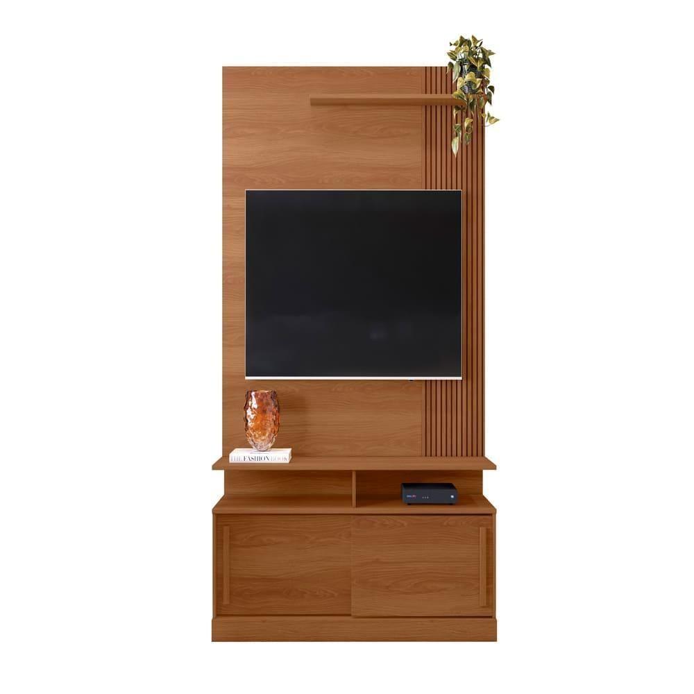 Painel Tv Nicaragua Jequitiba Ripado 3d - 3